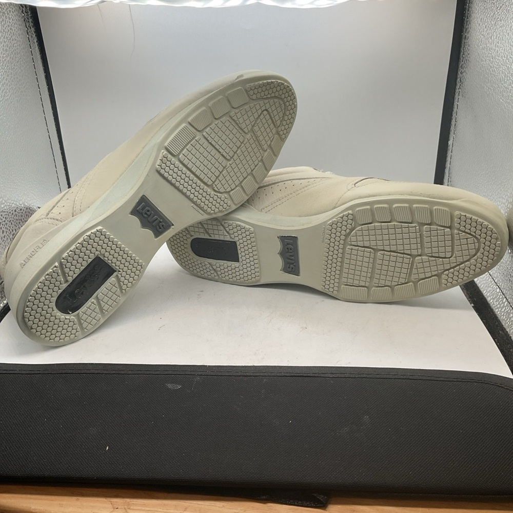 Levi’s Autoflex Comfort System - Lace Up Shoes - Beige - Men’s Size 8.5M - Picture 7 of 9